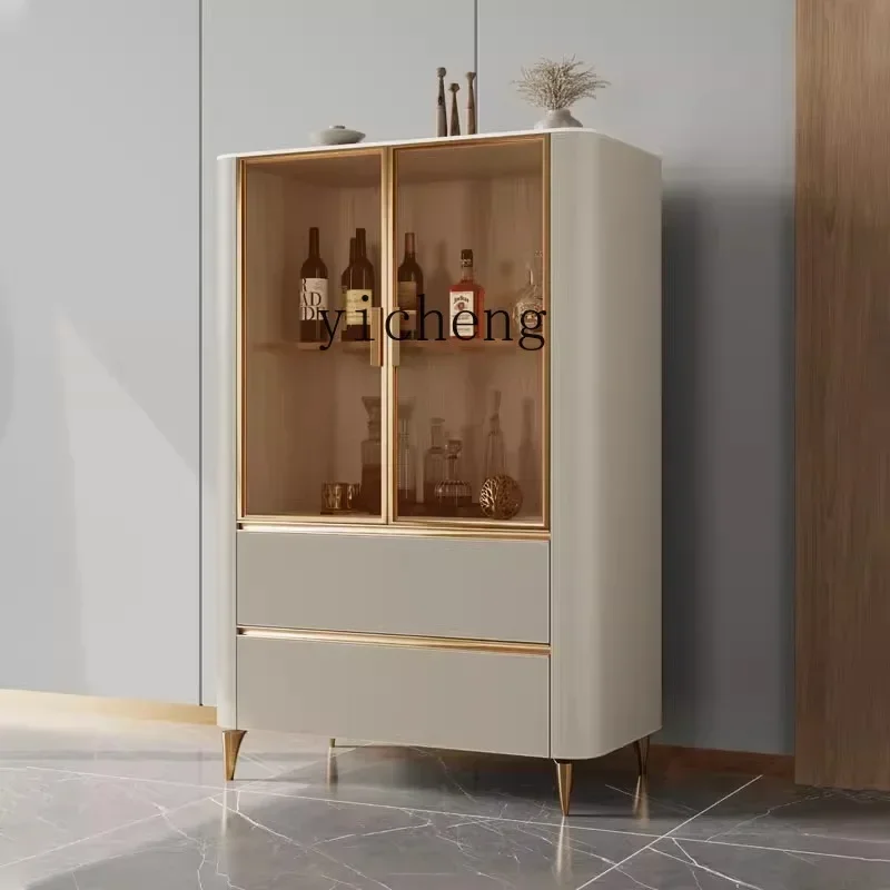 GZ saddle leather household living room wall integrated locker glass display cabinet
GZ saddle leather household living room wall integrated locker glass display cabinet