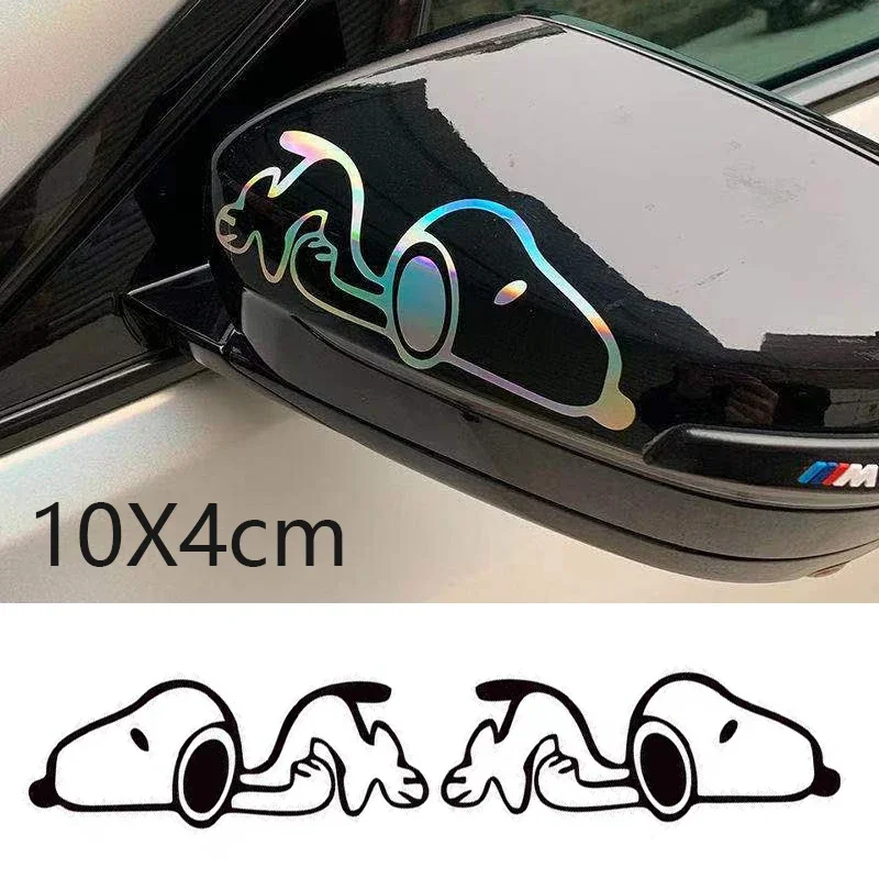 Car Stickers 2Pcs Snoopy Sticker Cartoon Rearview Mirror Car Window Decorative Waterproof Stickers Motorcycle Creative Decal
Car Stickers 2Pcs Snoopy Sticker Cartoon Rearview Mirror Car Window Decorative Waterproof Stickers Motorcycle Creative Decal