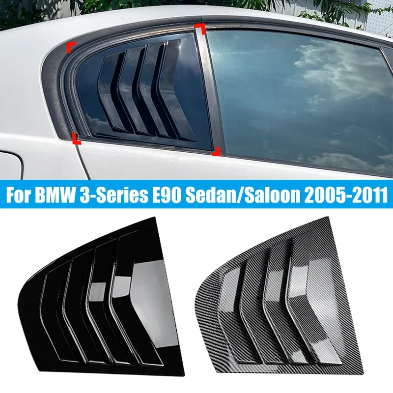 Car Rear Side Window Scoop Louvers Cover Trim Blinds Auto Exterior Accessories For BMW 3-Series E90 M3 Sedan/Saloon 2005-2011
Car Rear Side Window Scoop Louvers Cover Trim Blinds Auto Exterior Accessories For BMW 3-Series E90 M3 Sedan/Saloon 2005-2011