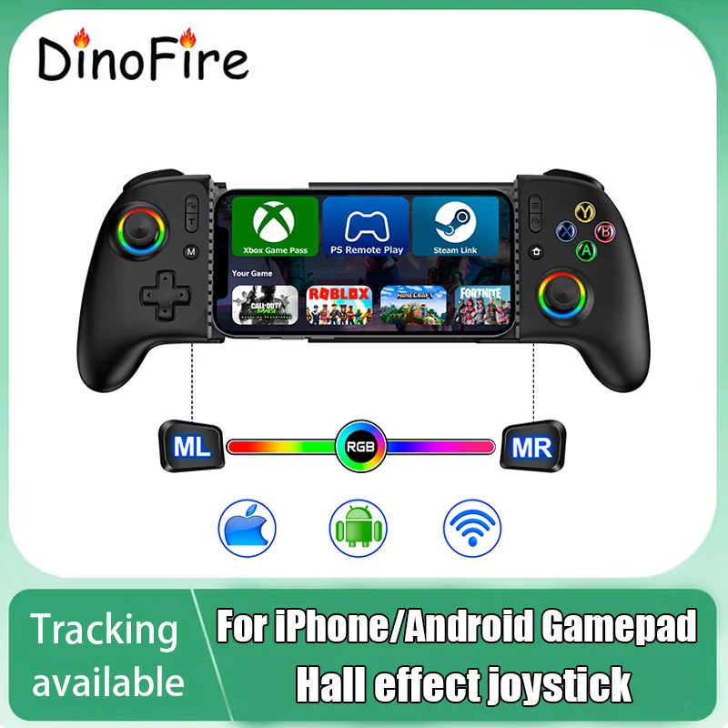 MC200 Mobile Phone Hall effect Gamepad Cloud Gaming /Xbox Game/Android/iOS Plug and Play Gamepad with Hall Effect Joysticks
MC200 Mobile Phone Hall effect Gamepad Cloud Gaming /Xbox Game/Android/iOS Plug and Play Gamepad with Hall Effect Joysticks