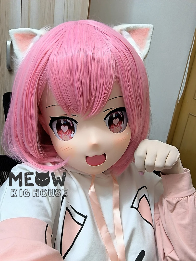 (MEO545) Customize Handmade Full Head Lockable Crossdress Male to Female Japanese Cartoon Anime Game Character Kigurumi Mask
(MEO545) Customize Handmade Full Head Lockable Crossdress Male to Female Japanese Cartoon Anime Game Character Kigurumi Mask