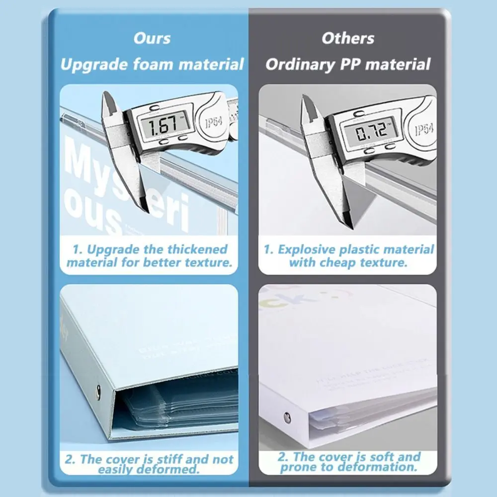 New Loose Leaf A4 File Folder Detachable Transparent Exam Paper Storage Bag Students Stationery Data Booklet Gift
New Loose Leaf A4 File Folder Detachable Transparent Exam Paper Storage Bag Students Stationery Data Booklet Gift