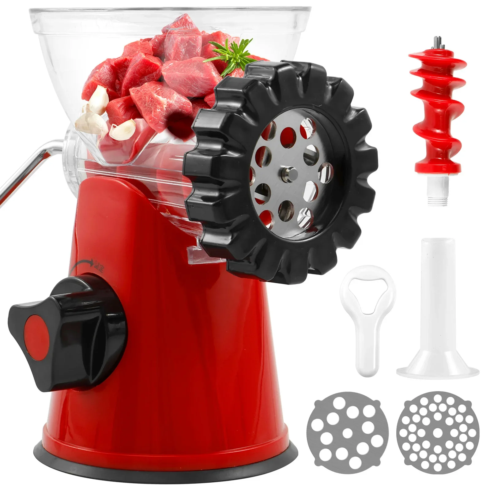 10.7×18×9.5cm Manual Meat Grinder With Hand Crank Food Grade Fast Cutting Mincer Multifunctional Mincer Sausage Maker Machine
10.7×18×9.5cm Manual Meat Grinder With Hand Crank Food Grade Fast Cutting Mincer Multifunctional Mincer Sausage Maker Machine