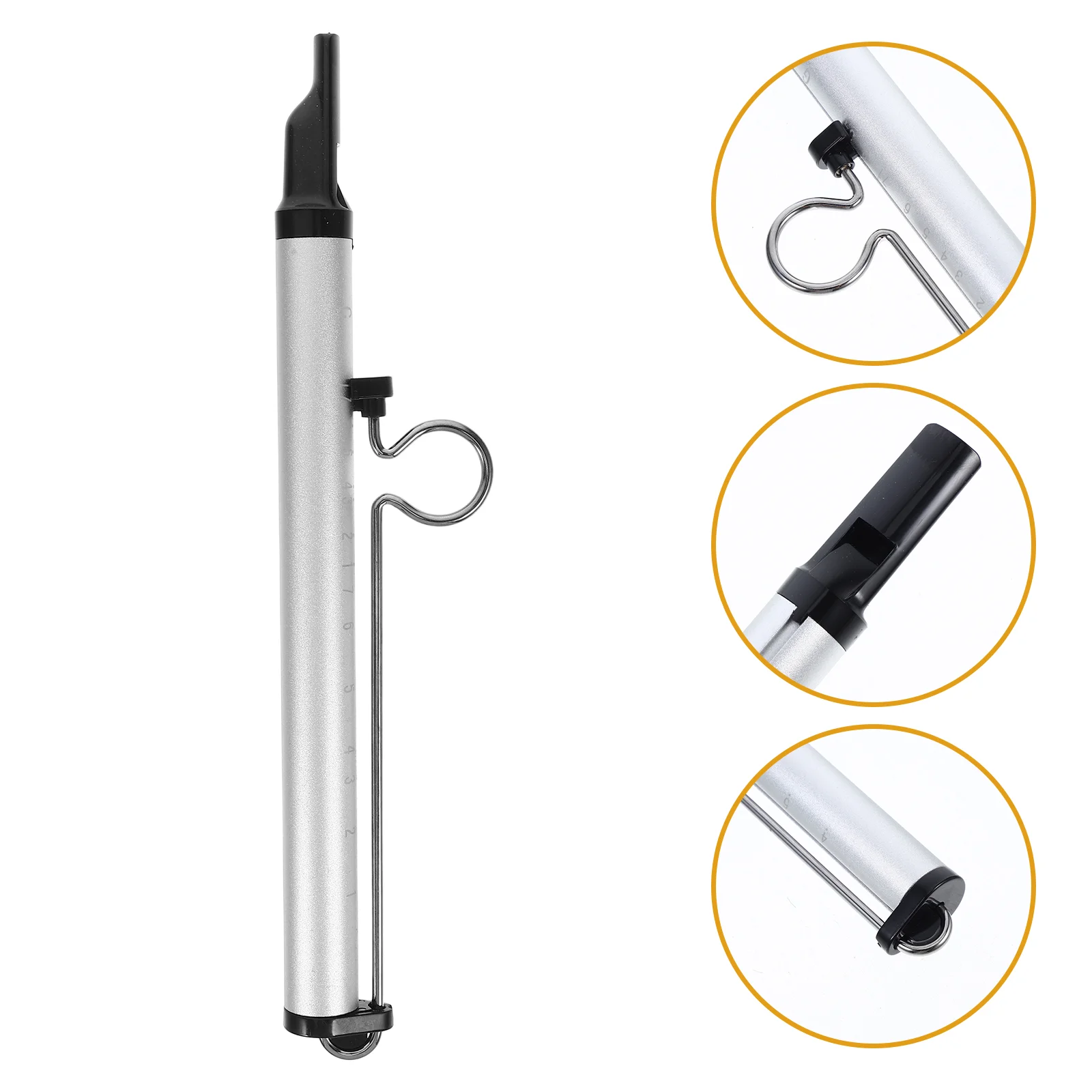 Sliding Whistle Silver Aluminum Alloy Short Flute Instrument for Kids Adults Learning Toy ABS Material Fun
Sliding Whistle Silver Aluminum Alloy Short Flute Instrument for Kids Adults Learning Toy ABS Material Fun