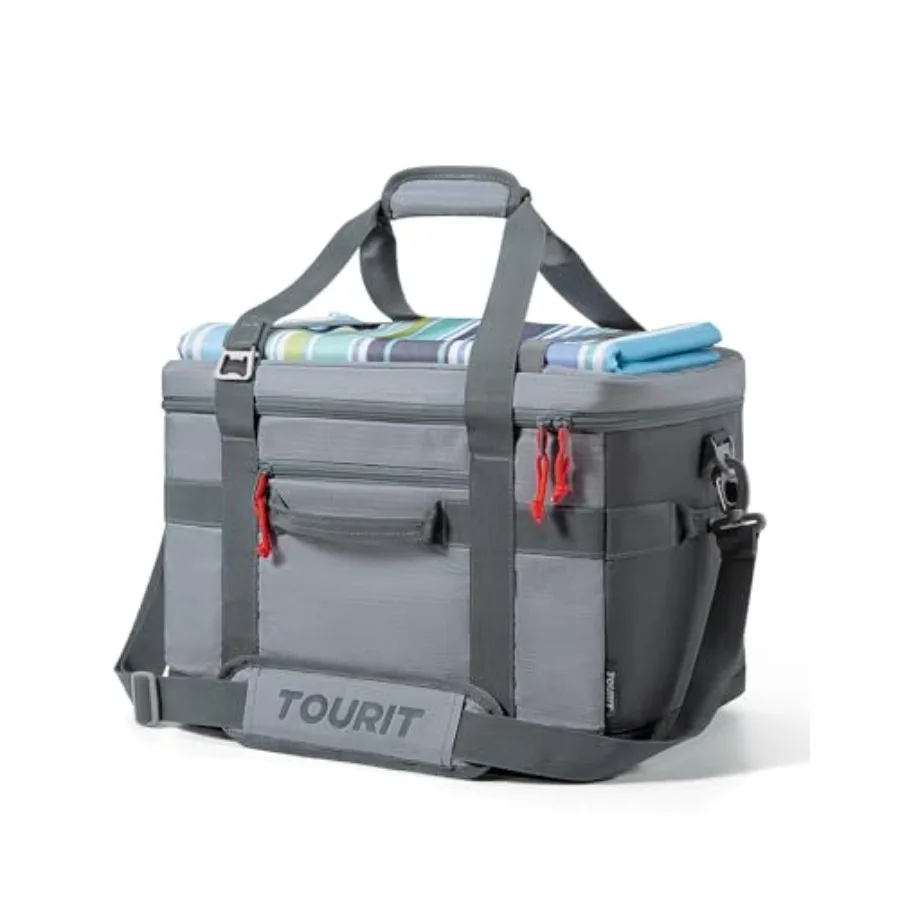 Soft Sided Cooler Bag Insulated 30/48/60 Cans, Large Collapsible and Leakproof Ice Chest for Picnic, Beach, Camping, Travel
Soft Sided Cooler Bag Insulated 30/48/60 Cans, Large Collapsible and Leakproof Ice Chest for Picnic, Beach, Camping, Travel