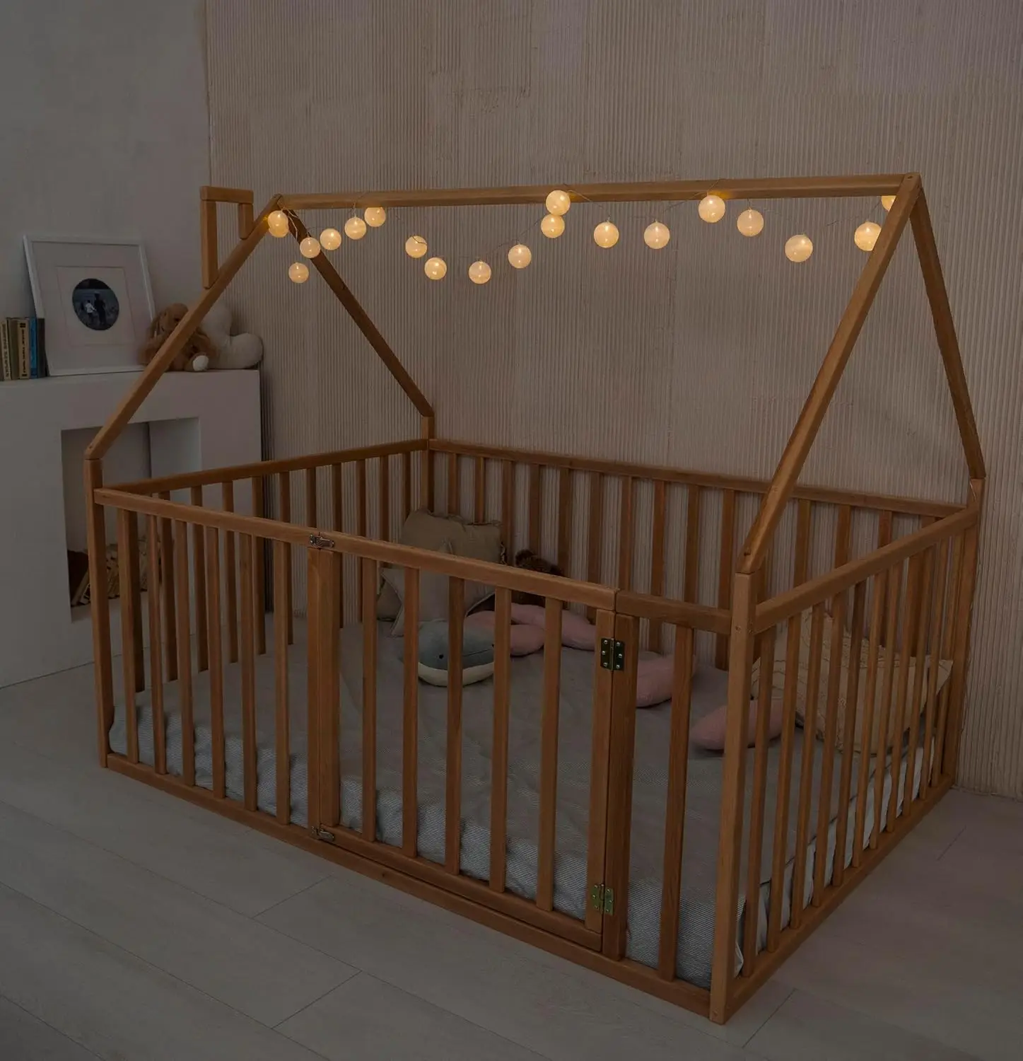 BUSYWOOD Floor Bed Frame for Kids - Montessori Bed with Rails for Boy - Girl Kid Frame Floor Bed F
BUSYWOOD Floor Bed Frame for Kids - Montessori Bed with Rails for Boy - Girl Kid Frame Floor Bed F
