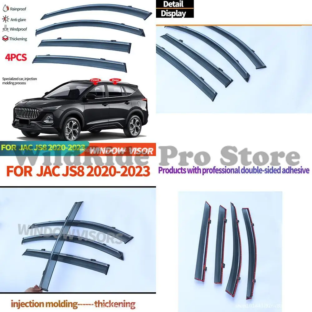 1 комплект для JAC JS8, оконный козырек, дефлектор от дождя, солнцезащитный козырек 
1 комплект для JAC JS8, оконный козырек, дефлектор от дождя, солнцезащитный козырек