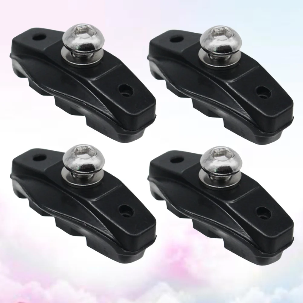 4 Pcs Pads Rubber V shaped Groove Easy Install Aluminum Alloy Rim Black Fitness Brake Blocks for Road
4 Pcs Pads Rubber V shaped Groove Easy Install Aluminum Alloy Rim Black Fitness Brake Blocks for Road