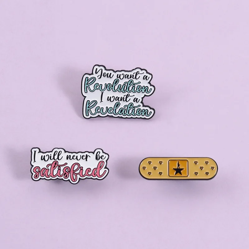 Cartoon musical peripheral Enamel Pins Cute letter phrases Metal Brooches Backpack Clothes Lapel Badge Funny Jewelry Gifts
Cartoon musical peripheral Enamel Pins Cute letter phrases Metal Brooches Backpack Clothes Lapel Badge Funny Jewelry Gifts