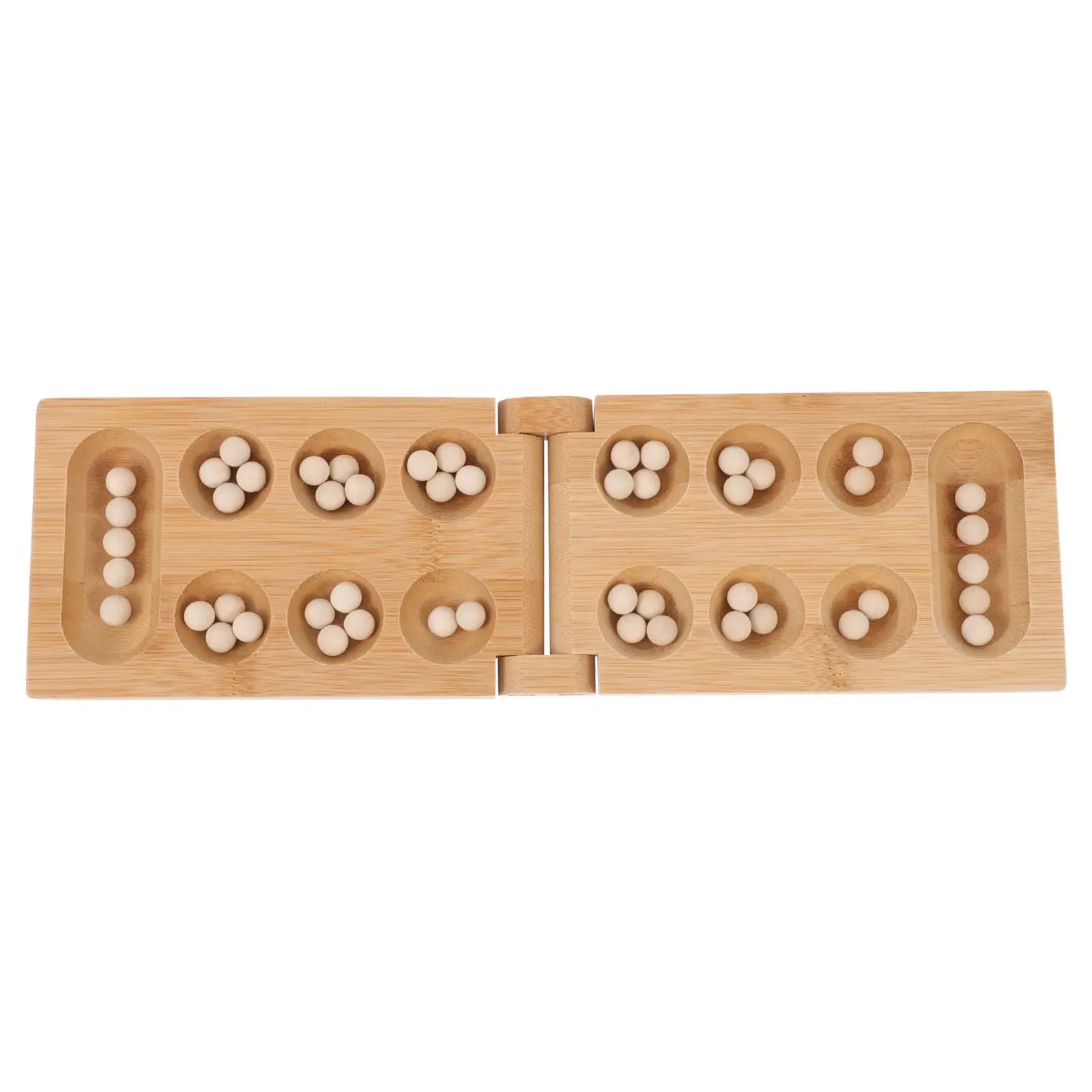Mancala Board Puzzle Foldable Bamboo Toy Kids Strategy Travel Pocket Fit Lightweight Smooth Storage Family Party
Mancala Board Puzzle Foldable Bamboo Toy Kids Strategy Travel Pocket Fit Lightweight Smooth Storage Family Party