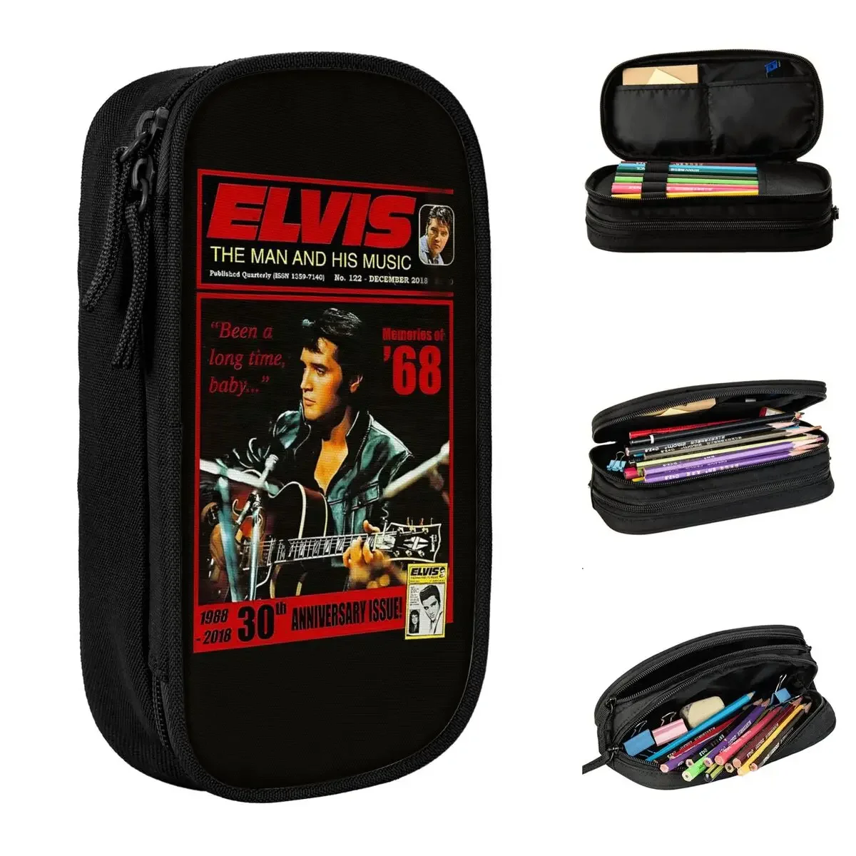 E-Elvis P-Presleys Pencil Cases Singer Pencilcases Pen Holder Large Storage Pencil Bags School Supplies Zipper Stationery
E-Elvis P-Presleys Pencil Cases Singer Pencilcases Pen Holder Large Storage Pencil Bags School Supplies Zipper Stationery