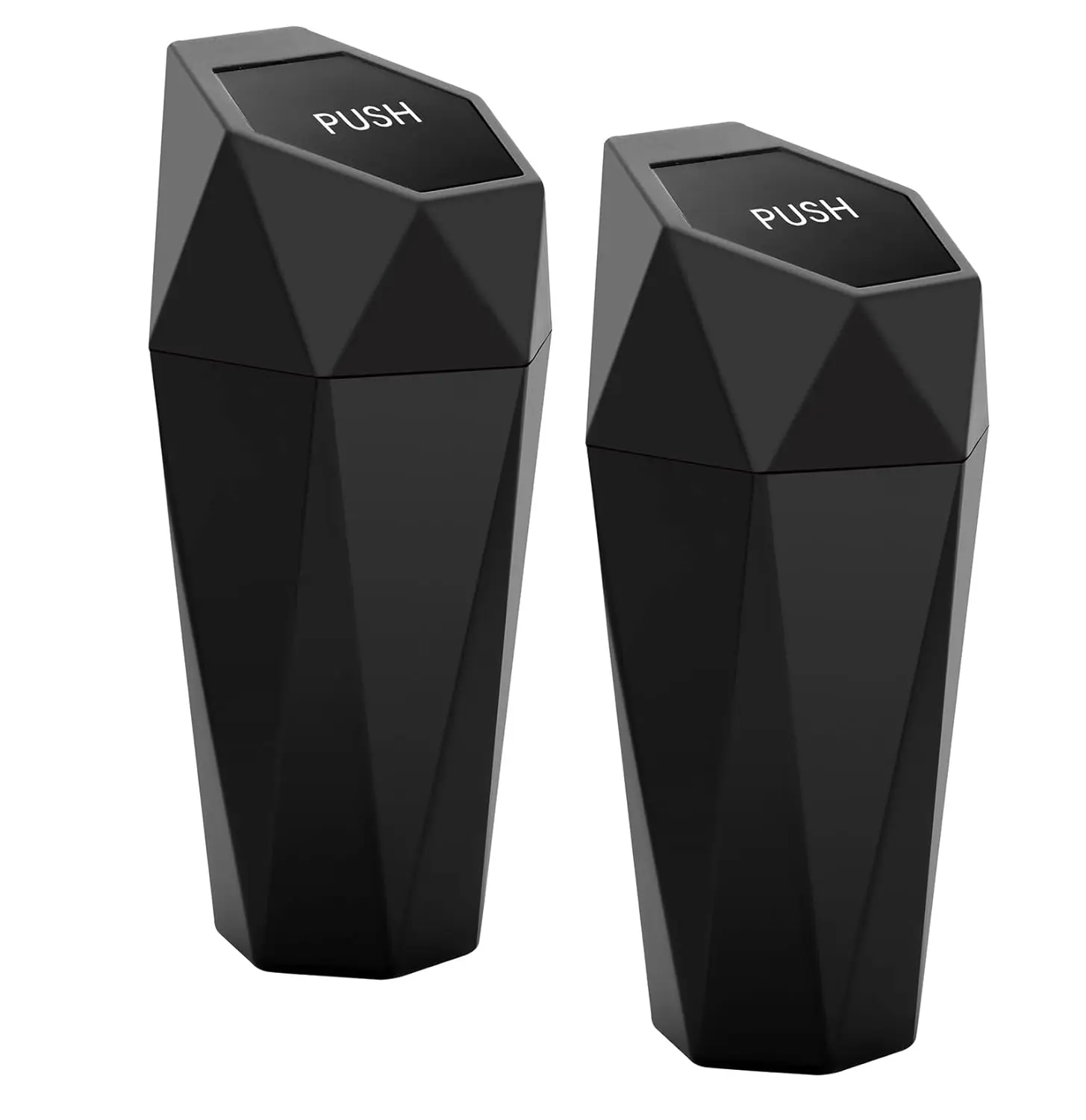 2 Pack Car Trash Can with Lid, Leakproof Cup Holder Garbage Bin for Cars, Home, Office - Black
2 Pack Car Trash Can with Lid, Leakproof Cup Holder Garbage Bin for Cars, Home, Office - Black