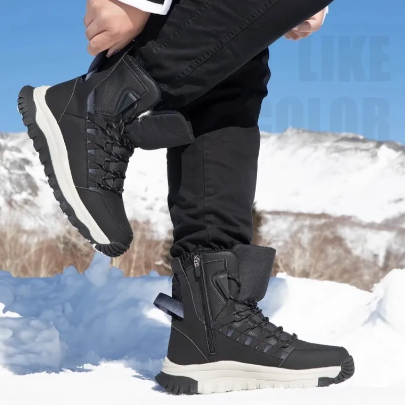 Russian Outdoor Hiking Cotton Shoes Winter High Top Wool Men Snow Boots Plush Warm Coldproof Ankle Boots
Russian Outdoor Hiking Cotton Shoes Winter High Top Wool Men Snow Boots Plush Warm Coldproof Ankle Boots