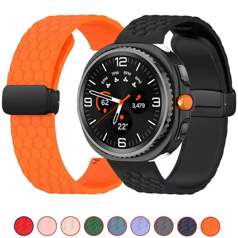 Magnetic Silicone Strap For Samsung Galaxy Watch 8 Band Sport Wristbands Galaxy Watch 8 Classic Bracelet 20mm 22mm Watch Strap
Magnetic Silicone Strap For Samsung Galaxy Watch 8 Band Sport Wristbands Galaxy Watch 8 Classic Bracelet 20mm 22mm Watch Strap