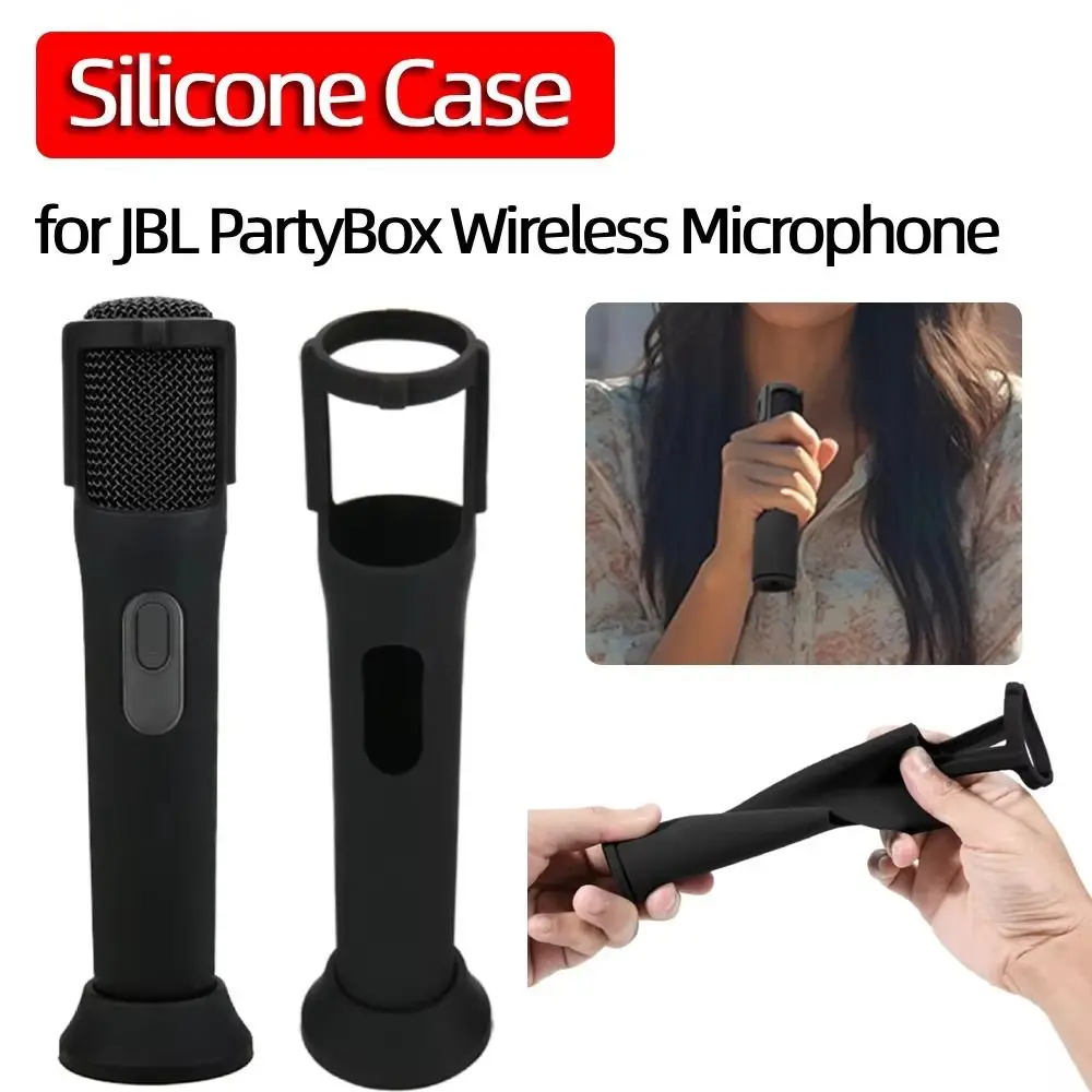 Black Protective Sleeve Anti-Rolling Detachable Base Mic Protector Cover Anti-Slip Shockproof for for JBL Wireless Microphone
Black Protective Sleeve Anti-Rolling Detachable Base Mic Protector Cover Anti-Slip Shockproof for for JBL Wireless Microphone