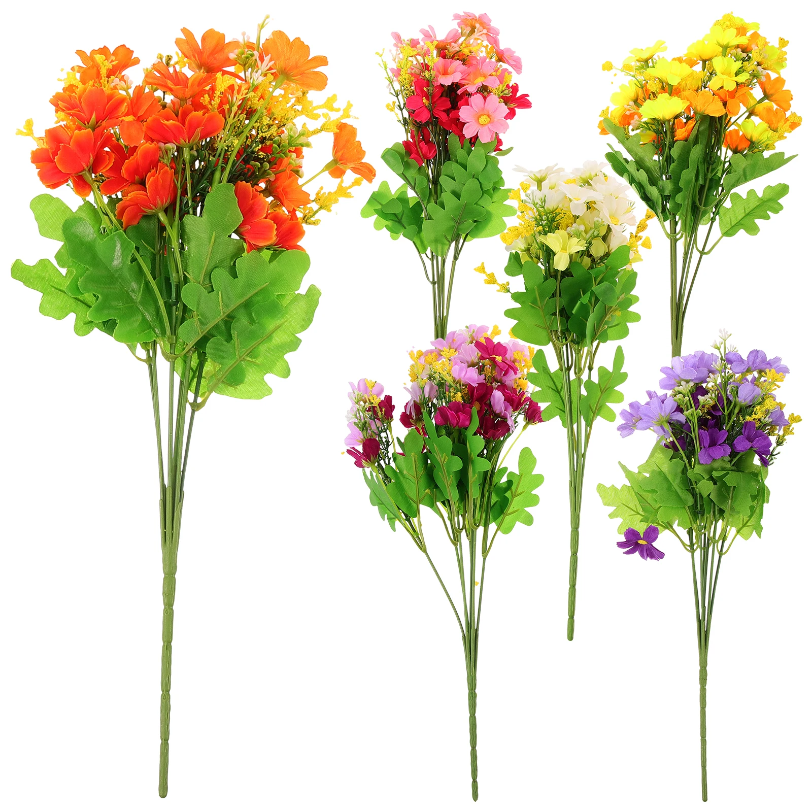 6 pcs Artificial Potted Plant Bouquet Silk Flowers Home Wedding Decor Fake Daisy Flower Arrangement Long Lasting
6 pcs Artificial Potted Plant Bouquet Silk Flowers Home Wedding Decor Fake Daisy Flower Arrangement Long Lasting