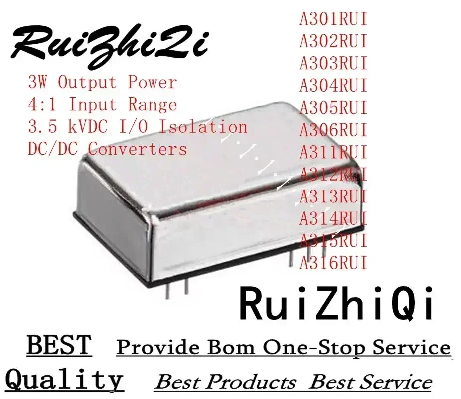 10PCS/LOT A301RUI A302RUI A303RUI A304RUI A305RUI A306RUI A311RUI A312RUI A313RUI A314RUI A315RUI A316RUI 3W 4:1 3500VDC DC/DC
10PCS/LOT A301RUI A302RUI A303RUI A304RUI A305RUI A306RUI A311RUI A312RUI A313RUI A314RUI A315RUI A316RUI 3W 4:1 3500VDC DC/DC