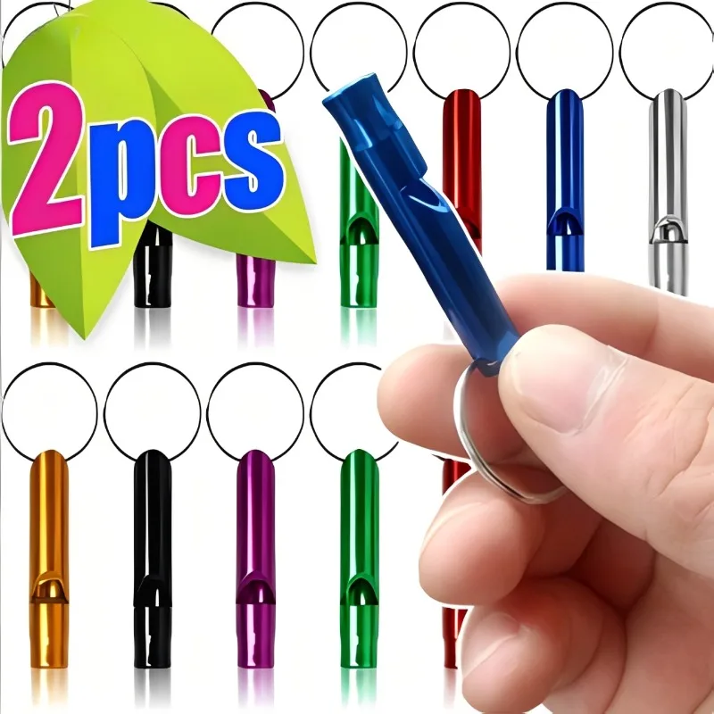 New Hot 7 Colors Aluminum Alloy Survival Whistle Keychain High Decibel Outdoor Camping Hiking SOS Safety Whistle Sports EDC Tool
New Hot 7 Colors Aluminum Alloy Survival Whistle Keychain High Decibel Outdoor Camping Hiking SOS Safety Whistle Sports EDC Tool
