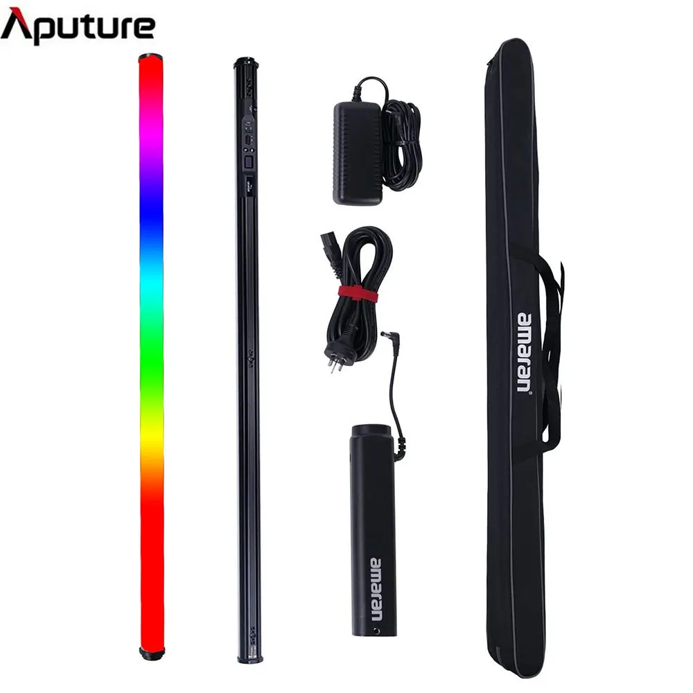 Aputure Amaran T4c LED RGB Tube Light Stick Handled Full-color 2500-7500K Video Light Painting for Live YouTube Tik Tok Lamp
Aputure Amaran T4c LED RGB Tube Light Stick Handled Full-color 2500-7500K Video Light Painting for Live YouTube Tik Tok Lamp