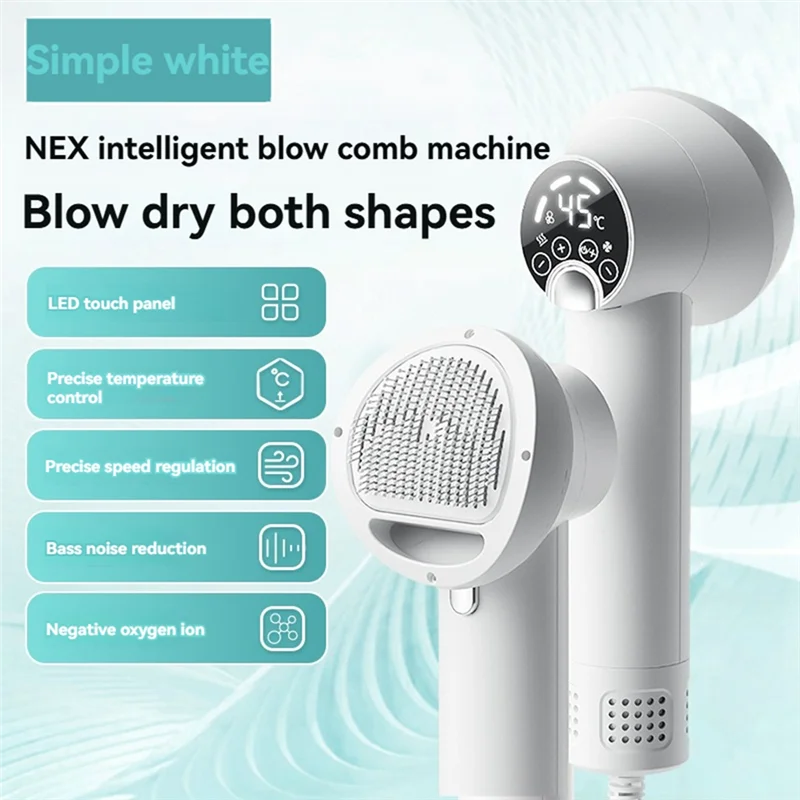 FAAJ-Маленький фен для кошек и собак, машина для выдувания и расчесывания домашних животных, фен для мелких животных, снижение шума окуня, белый цвет
FAAJ-Маленький фен для кошек и собак, машина для выдувания и расчесывания домашних животных, фен для мелких животных, снижение шума окуня, белый цвет