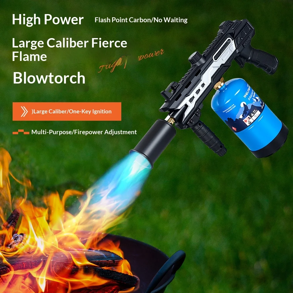 Multi Functional Medium-sized Flamethrower Camping Baking Barbecue Handheld Flamethrower with Large Caliber and High Firepower
Multi Functional Medium-sized Flamethrower Camping Baking Barbecue Handheld Flamethrower with Large Caliber and High Firepower