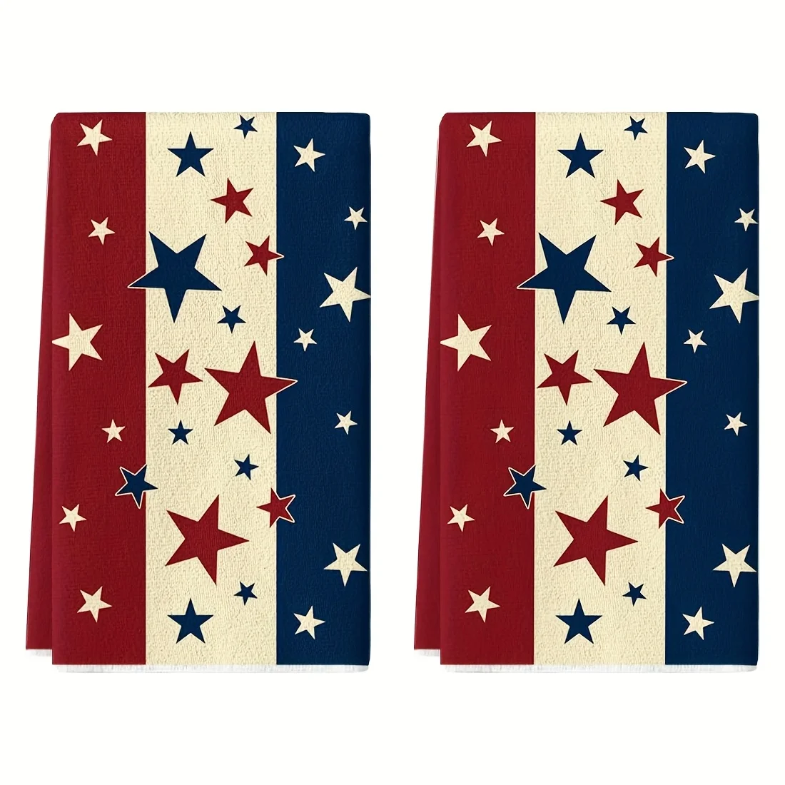 2PCS 4th of July American Flag Kitchen Towels 16x24 Inch Stars Stripes Patriotic Polyester Soft Towels Summer Kitchen Decor
2PCS 4th of July American Flag Kitchen Towels 16x24 Inch Stars Stripes Patriotic Polyester Soft Towels Summer Kitchen Decor