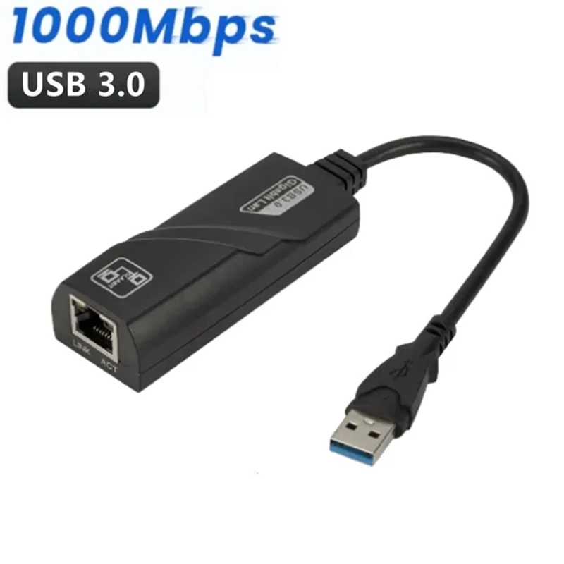 Сетевой адаптер USB 3.0 к Gigabit Ethernet RJ45 LAN (10/100/1000) Мбит/с
Сетевой адаптер USB 3.0 к Gigabit Ethernet RJ45 LAN (10/100/1000) Мбит/с
