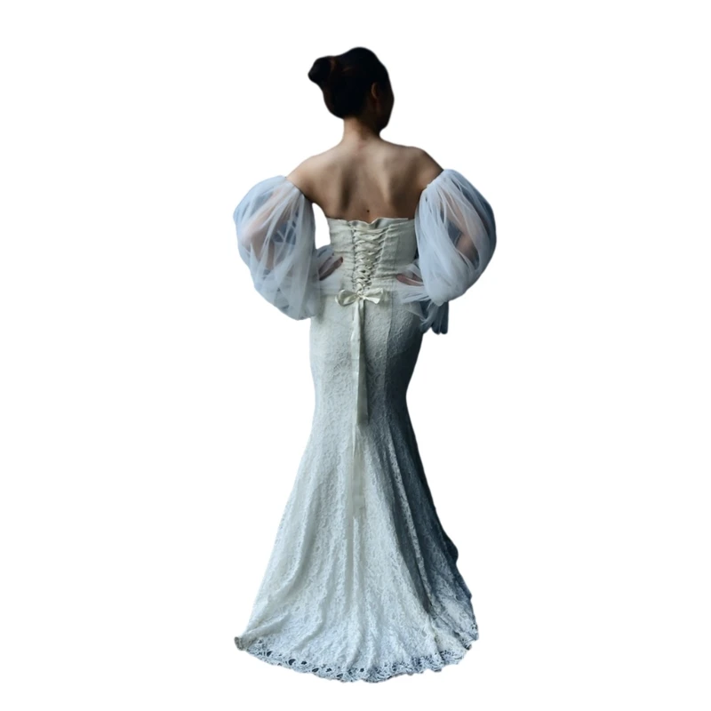 Wedding Detachable Puff Sleeves White Removable Long Handmade Bridal Arm Sleeves Cover Elegant Wedding Accessories
Wedding Detachable Puff Sleeves White Removable Long Handmade Bridal Arm Sleeves Cover Elegant Wedding Accessories