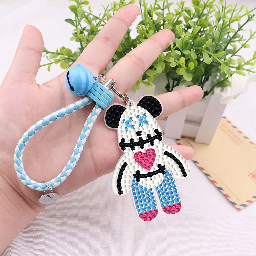 Cartoon Bear with Bell Keychain DIY Rhinestone Studded Keychain Hot Selling Kids Gift Bag Pendant Pendant Ornaments Bag Pendant
Cartoon Bear with Bell Keychain DIY Rhinestone Studded Keychain Hot Selling Kids Gift Bag Pendant Pendant Ornaments Bag Pendant