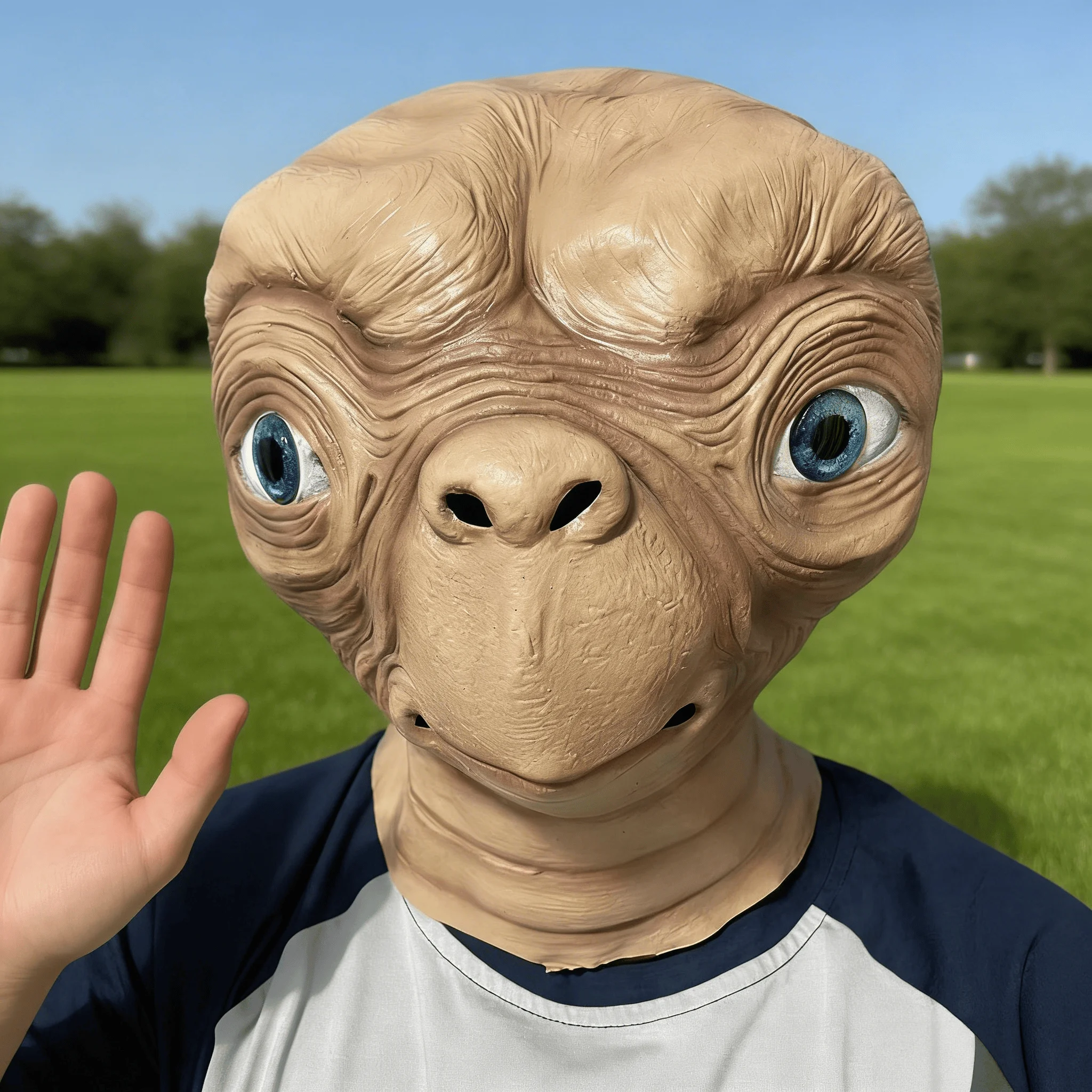 Классический E.T. Маска инопланетянина на Хэллоуин с реалистичными деталями лица – прочная латексная конструкция, идеально подходит для косплея и розыгрышей.
Классический E.T. Маска инопланетянина на Хэллоуин с реалистичными деталями лица – прочная латексная конструкция, идеально подходит для косплея и розыгрышей.