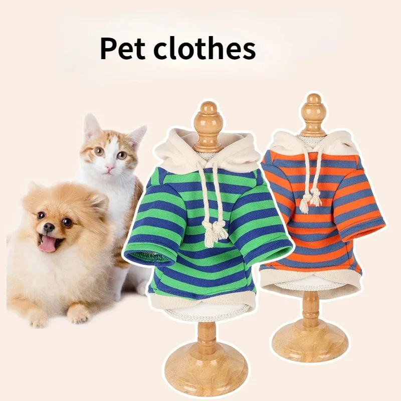 Pet Clothes Fall Winter Keep Warm Striped Hoodie Fashion Casual Hoodie for Dogs and Cats Pet Supplies Dog Accessories
Pet Clothes Fall Winter Keep Warm Striped Hoodie Fashion Casual Hoodie for Dogs and Cats Pet Supplies Dog Accessories