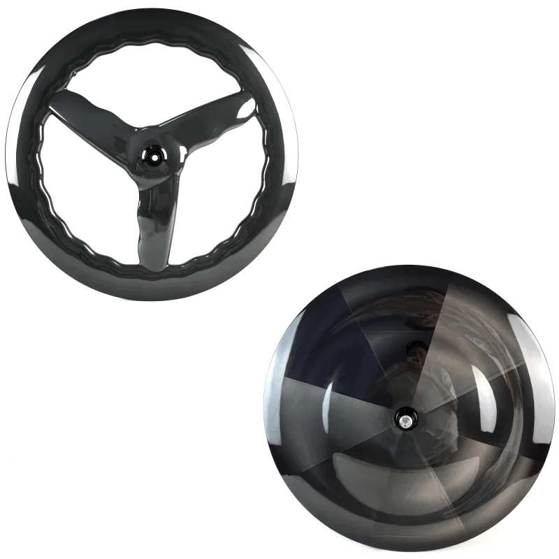 700C Time Trial Track Road Bicycle Disc Brake Rim Brake Front Wave 3-spoke Wheel Rear Closed Disc Wheel Tubeless Customized Logo
700C Time Trial Track Road Bicycle Disc Brake Rim Brake Front Wave 3-spoke Wheel Rear Closed Disc Wheel Tubeless Customized Logo