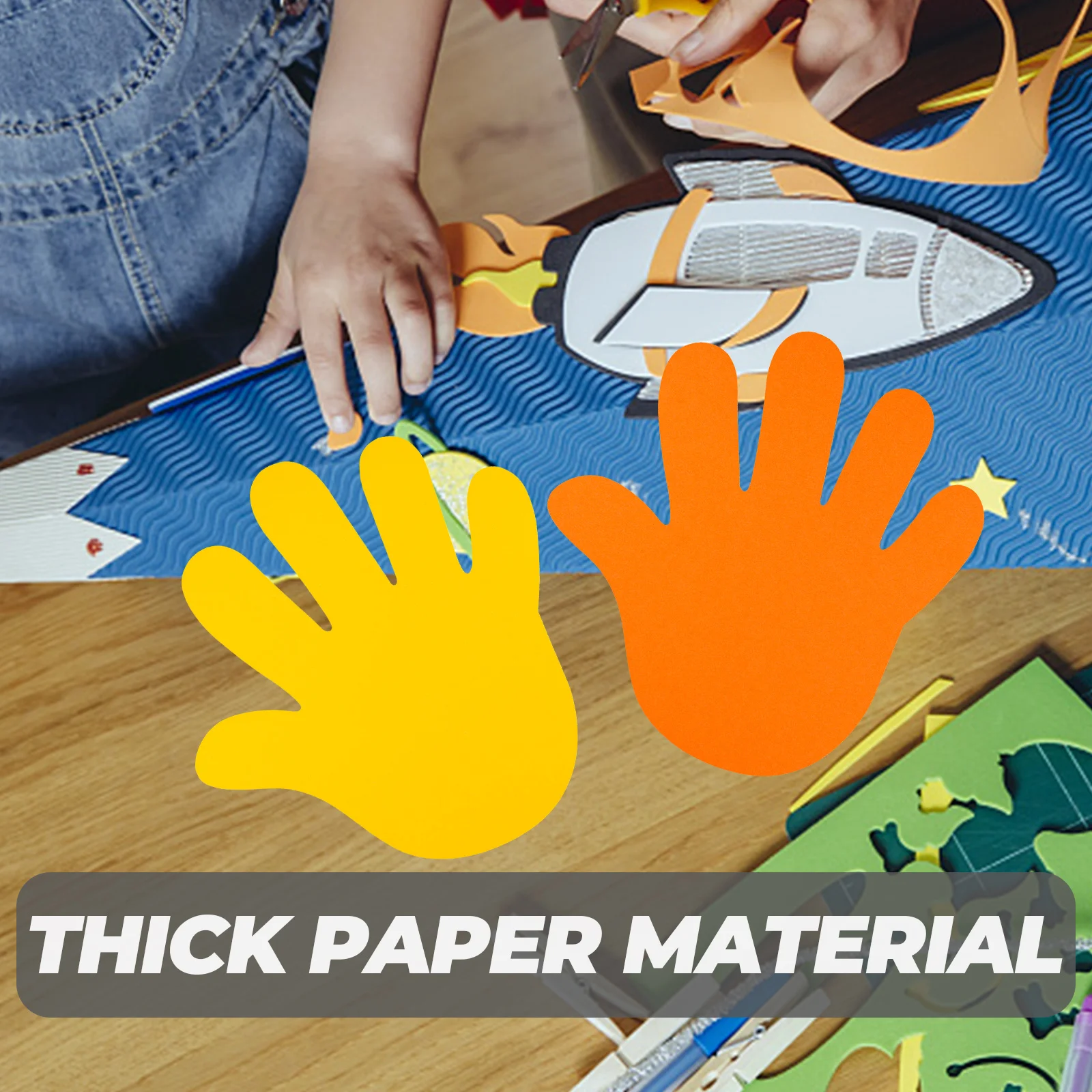 72pcs Handprint Shape Paper Cutouts Colored Diy Fingerprint Art Decor For Classroom Party Wall Decoration School Accessories
72pcs Handprint Shape Paper Cutouts Colored Diy Fingerprint Art Decor For Classroom Party Wall Decoration School Accessories