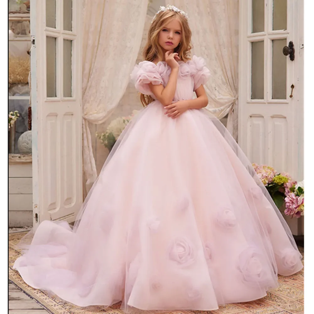 FLOWERS Flower Girl Dresses For Wedding Full Sleeves Princess First Communion Dress Toddlers Long Birthday Party Gowns
FLOWERS Flower Girl Dresses For Wedding Full Sleeves Princess First Communion Dress Toddlers Long Birthday Party Gowns