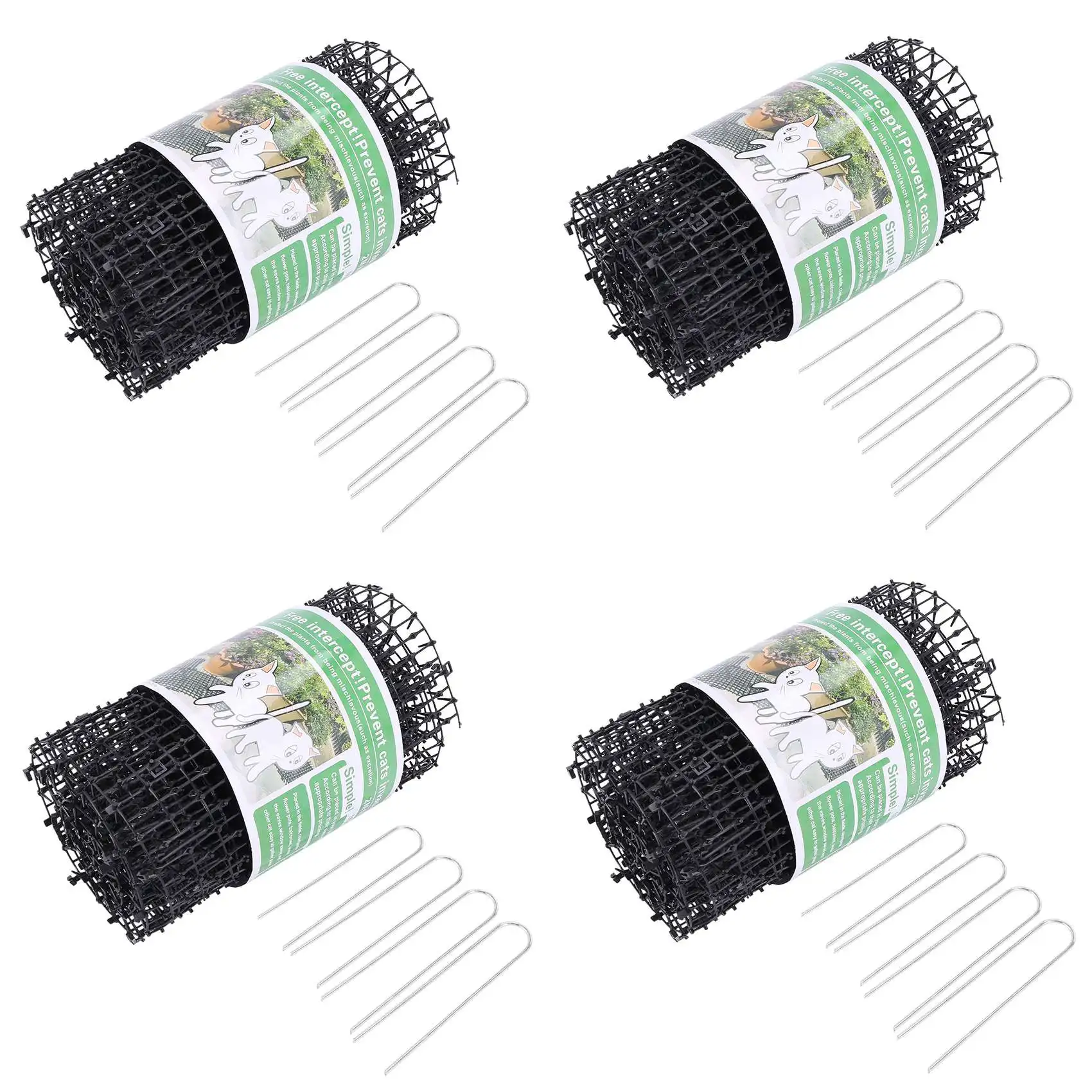 ABAH-4X Garden Cat Scat Mat - Cats And Dogs Repellent Mat Plastic Spike-Keeping Cats And Dogs From Digging
ABAH-4X Garden Cat Scat Mat - Cats And Dogs Repellent Mat Plastic Spike-Keeping Cats And Dogs From Digging