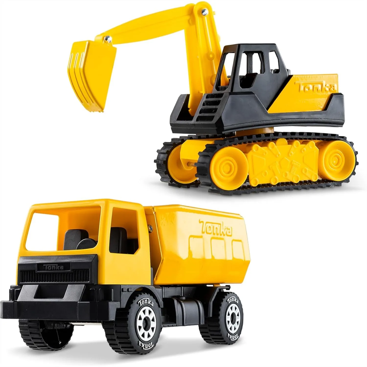Dump Truck & Excavator 2-Pack Steel Construction Vehicles for Indoor Outdoor Play
Dump Truck & Excavator 2-Pack Steel Construction Vehicles for Indoor Outdoor Play