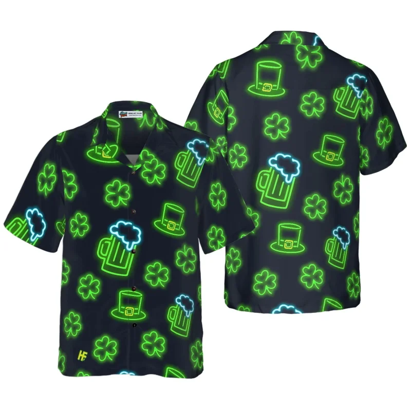 Full Print Good Luck St Patrick's Day Hawaiian Shirt For Men St Patricks Day Short Sleeve Beach Shirt Cool St Patrick's Day Gift
Full Print Good Luck St Patrick's Day Hawaiian Shirt For Men St Patricks Day Short Sleeve Beach Shirt Cool St Patrick's Day Gift