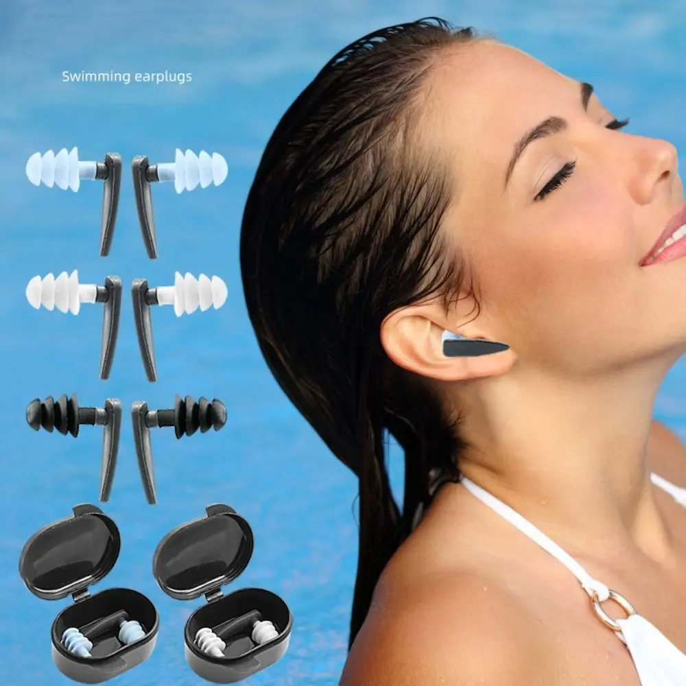 Новые силиконовые беруши для плавания, 4-слойные водонепроницаемые конструкции, защита ушей, беруши для душа
Новые силиконовые беруши для плавания, 4-слойные водонепроницаемые конструкции, защита ушей, беруши для душа