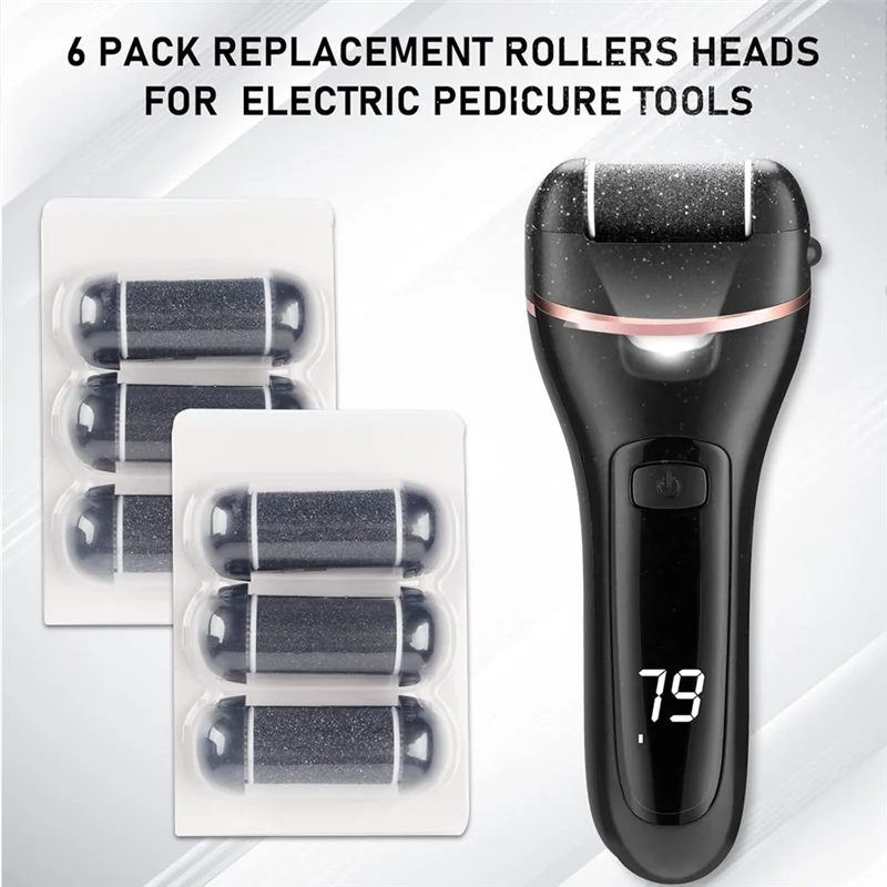 BYBS-6 PCS Replacement Roller Head For Electric Callus Remover - Feet Pedicure Kit - Extra Coarse, Regular Coarse, Fine
BYBS-6 PCS Replacement Roller Head For Electric Callus Remover - Feet Pedicure Kit - Extra Coarse, Regular Coarse, Fine