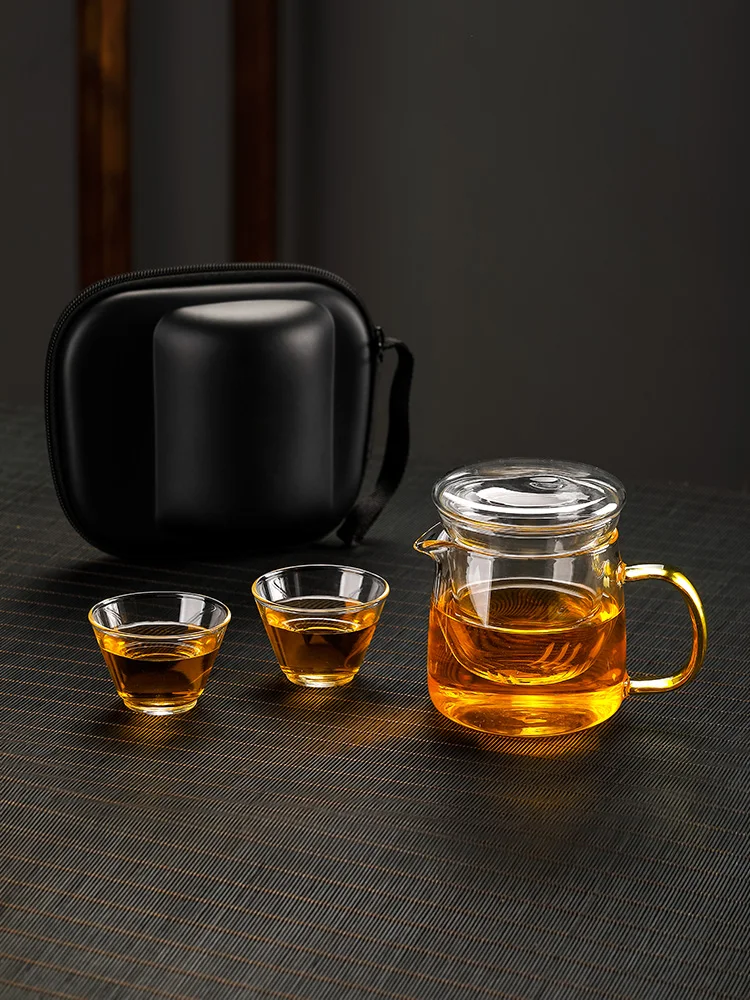 Glass Travel Teapot Set Samovar Kungfu Single Pot Cups Set Portable Teapot Teacup Tea Flower Dissolves Tetera Chinese Tea EI50TP
Glass Travel Teapot Set Samovar Kungfu Single Pot Cups Set Portable Teapot Teacup Tea Flower Dissolves Tetera Chinese Tea EI50TP