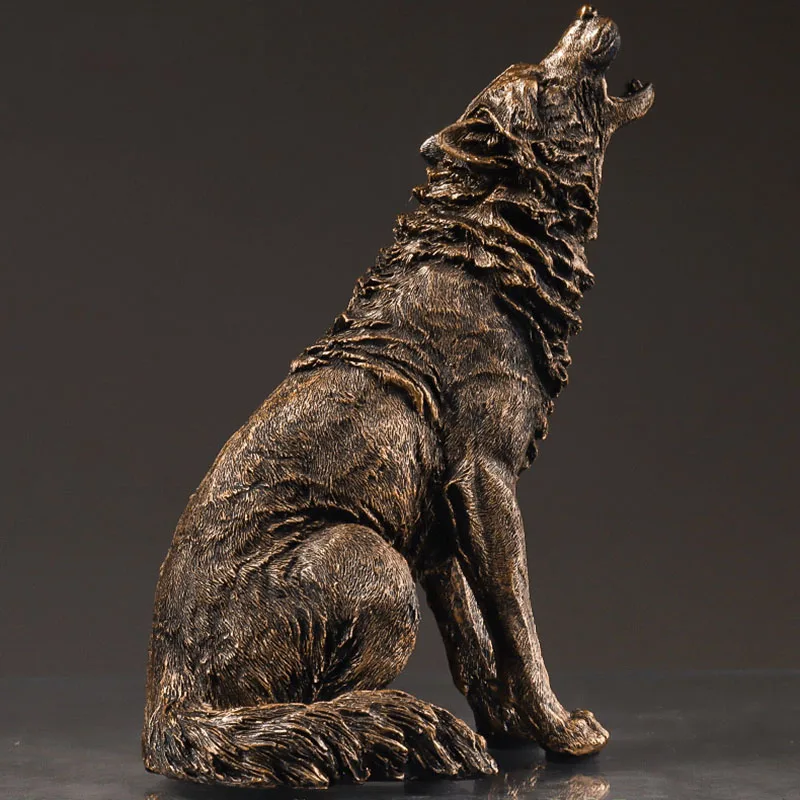 Европейский стиль, смола, имитация ревущего волка, украшение для рабочего стола, ремесленное украшение для гостиной, витрина, украшение для творчества
Европейский стиль, смола, имитация ревущего волка, украшение для рабочего стола, ремесленное украшение для гостиной, витрина, украшение для творчества