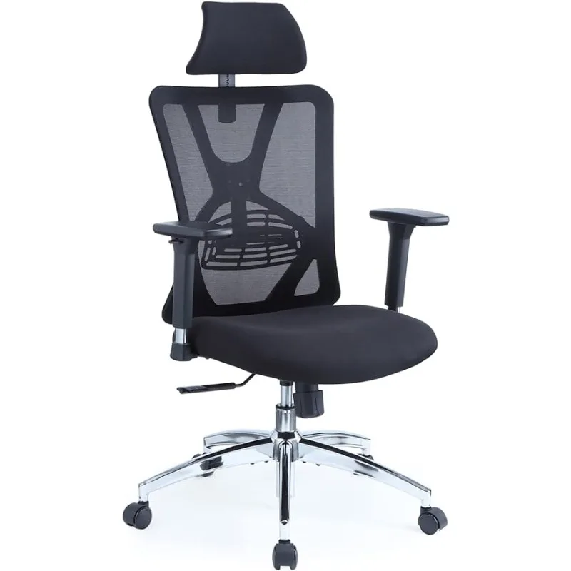 Ticova Ergonomic Office Chair - High Back Desk Chair with Adjustable Lumbar Support, Headrest & 3D Metal Armrest Chairs & Sofas
Ticova Ergonomic Office Chair - High Back Desk Chair with Adjustable Lumbar Support, Headrest & 3D Metal Armrest Chairs & Sofas