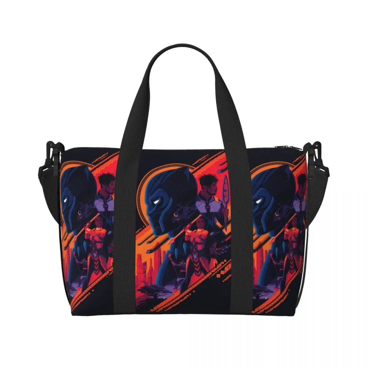 Custom Large Black Panther Tote Bag Women Superhero Film Shoulder Shopper Beach Gym Travel Bag
Custom Large Black Panther Tote Bag Women Superhero Film Shoulder Shopper Beach Gym Travel Bag