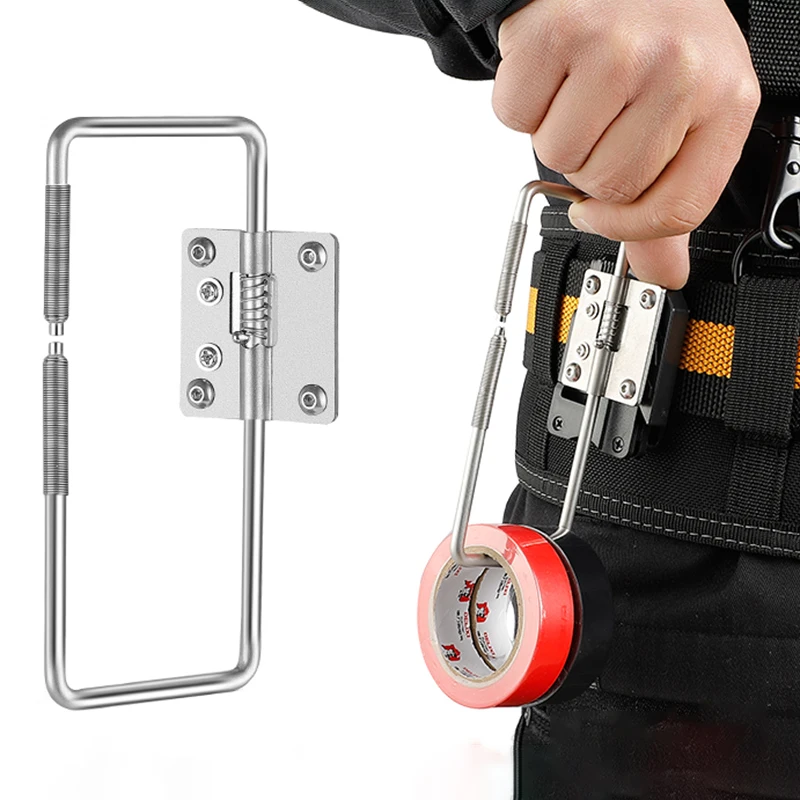 Universal Adhesive Tape Storage Hooks Water Electrician Adhesive Tape Waist Organizer Quick Hanging Portable Metal Tool Buckle
Universal Adhesive Tape Storage Hooks Water Electrician Adhesive Tape Waist Organizer Quick Hanging Portable Metal Tool Buckle