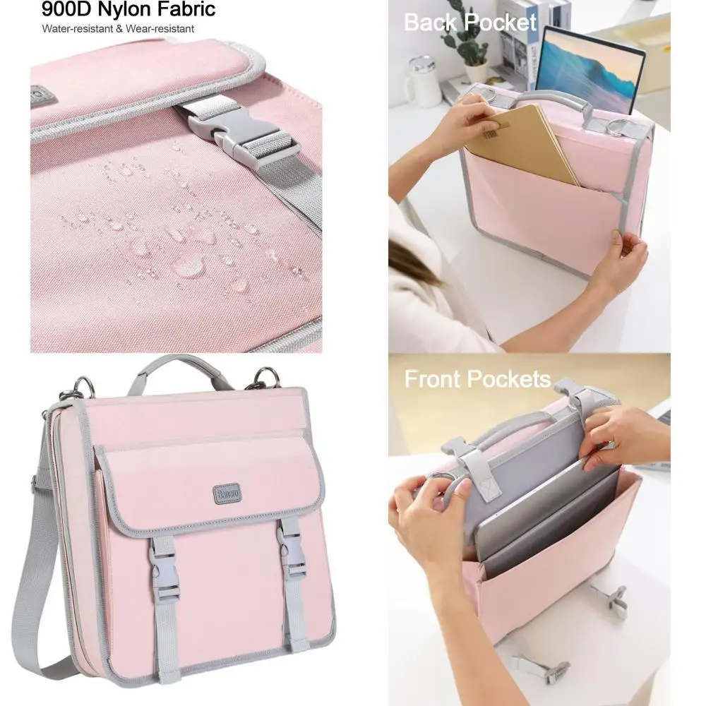 Light Pink 3 D-Ring Zipper Binder for 700+ Sheets, with Shoulder Strap, Fits 13 Books & 12.9 Tablets for School & Office Use
Light Pink 3 D-Ring Zipper Binder for 700+ Sheets, with Shoulder Strap, Fits 13 Books & 12.9 Tablets for School & Office Use