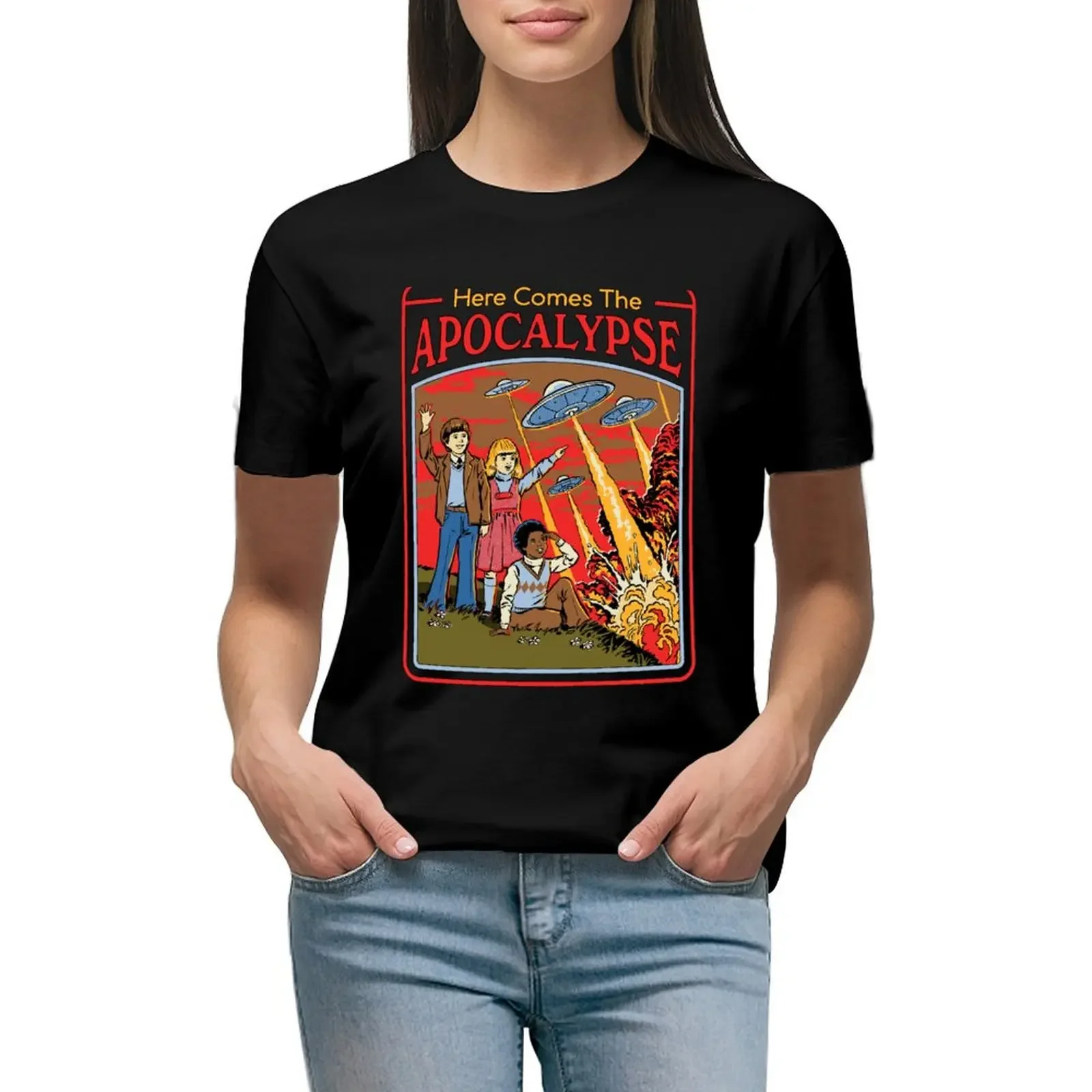 Here Comes The Apocalypse T-Shirt sweat Aesthetic clothing shirts graphic tees Woman clothing
Here Comes The Apocalypse T-Shirt sweat Aesthetic clothing shirts graphic tees Woman clothing