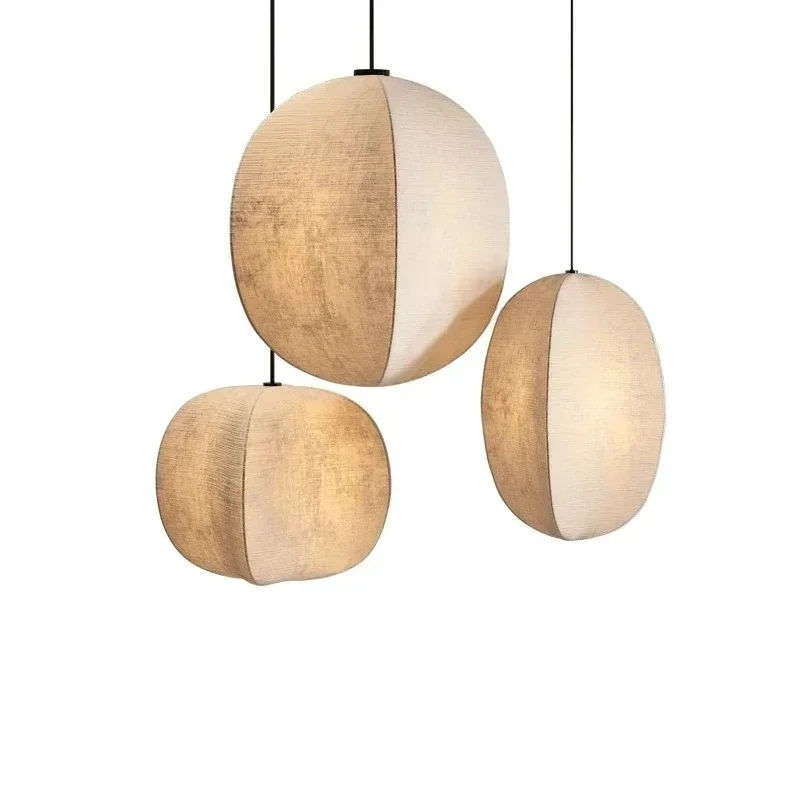 Wabi Sabi Fabric Art Led Pendant Light Dining Room Suspend Lamps Living Room Loft Hanging Lamp Lustre Fixtures Home Decoration
Wabi Sabi Fabric Art Led Pendant Light Dining Room Suspend Lamps Living Room Loft Hanging Lamp Lustre Fixtures Home Decoration