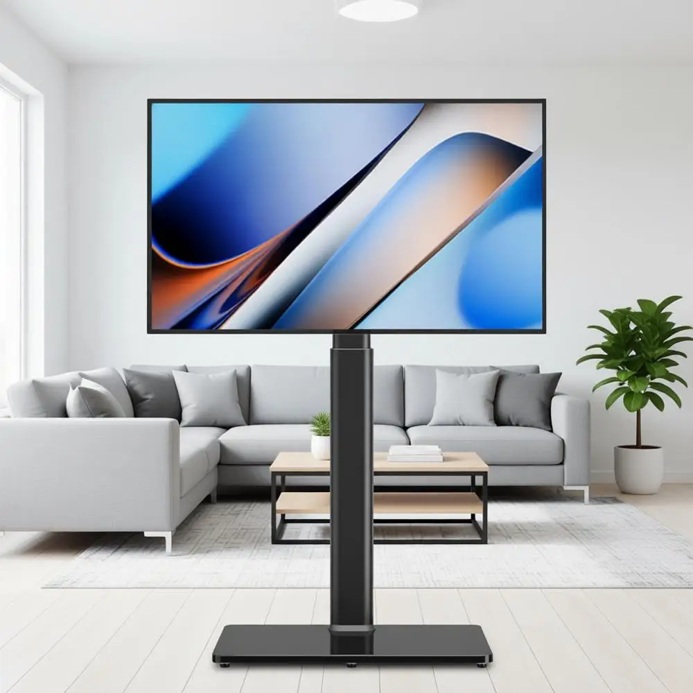 Swivel TV Stand with 9 Level Height Adjustable, Space Saving Design for 27 to 65 inch TVs
Swivel TV Stand with 9 Level Height Adjustable, Space Saving Design for 27 to 65 inch TVs
