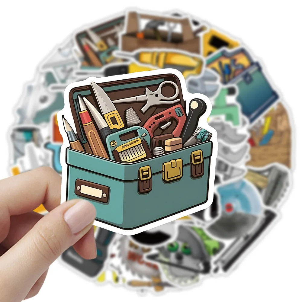 10/54PCS Tool Cartoon Stickers Building Tools Sticker Mechanical Repair DIY Graffiti Decals Luggage Laptop Phone Guitar Bike Toy
10/54PCS Tool Cartoon Stickers Building Tools Sticker Mechanical Repair DIY Graffiti Decals Luggage Laptop Phone Guitar Bike Toy