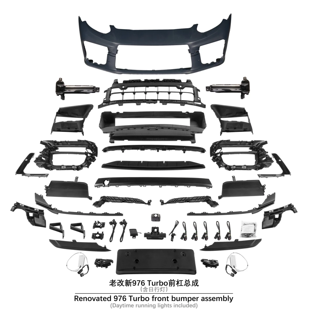 Front Bumper Assembly for Porsche Panamera 970 10-16 Upgrede to 976 Turbo style Car Accessories
Front Bumper Assembly for Porsche Panamera 970 10-16 Upgrede to 976 Turbo style Car Accessories